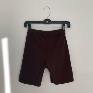 Los Angeles Apparel Biker Shorts - Brown